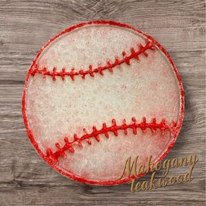 Baseball Car Freshie In‎ The Scent Mahogany Teakwood